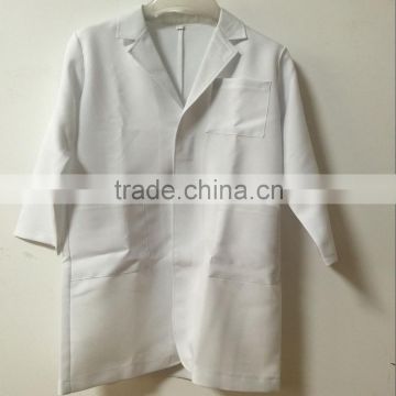 Children Non Disposable Lab Coat 100%polyester School Uniform Student Doctor Laboratory Coat with Velcro button