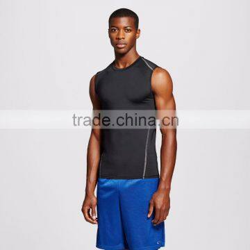 Daijun OEM Summer Wholesale Black Polyester Fashion Athletic Tank Top photo-2