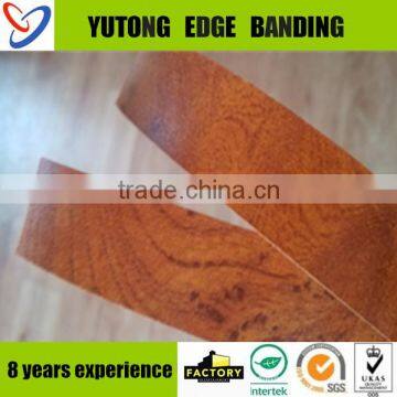 Shanghai Yutong 0.5mm wood color pre-glued melamine edge bands