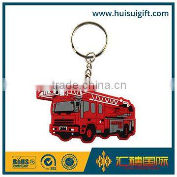 wholesale promotional fashionable keychain custom soft rubber pvc badge