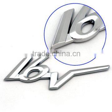 Custom 3d Auto Letters 16V Chrome Nameplate photo-2