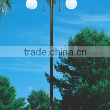 Galvanized street steel lamp post