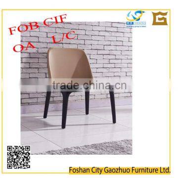 2016 newest dinning chair with PU upholstered back and seat without arms DCW9012#