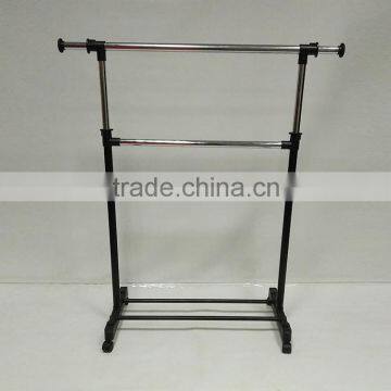 Garment Rack With 4 Wheels REACH Test Clothes Coat Drying Rack Made in Shenzhen , China photo-3