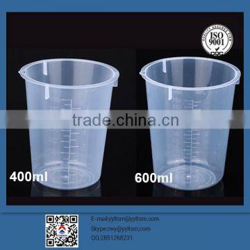 top slae plastic measuring cup 300ml 50ml PP beakers
