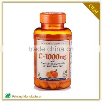 custom print supplement vitanmin C serum private label manufacturers