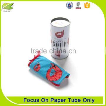 Art paper cylinder lingerie shirt packaging box