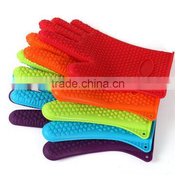 Silicone Oven Mitts,Heat-resistant Grill BBQ Baking Silicon Glove photo-4