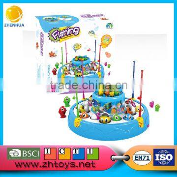 New toys for christmas 2016 two-double revolving wheel fishing set for kids