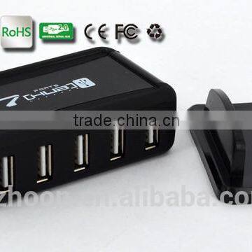 Portable Usb2.0 7 Por Hub, 480MBPS 7 Port Usb 2.0 Hub From Usb Por Hub Suppliers, Good for Gifts photo-5