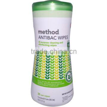 alcohol disposable antibac wet wipes/disinfecting wipes