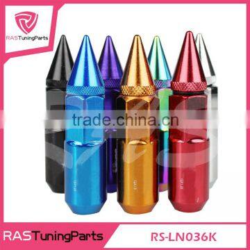 20 Pieces Steel Material Racing Lug Nut and Spikes Lug Nut