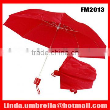 [FM2013]Red folding umbrella, 20" radius umbrella, 2 folding umbrella