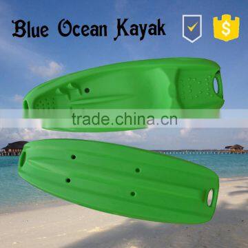 Blue Ocean 2015 new design plastic canoe kayak/cheap plastic canoe kayak/children plastic canoe kayak