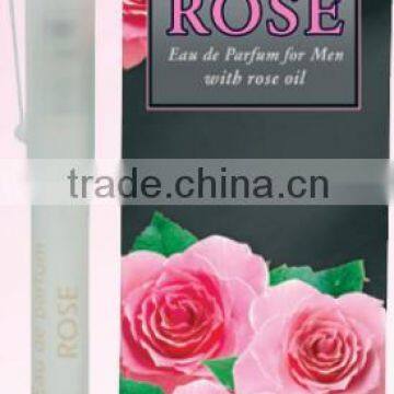 Eau de Parfum "ROSE" for men, 8ml. Paraben Free. Made in EU. Private Label Available.