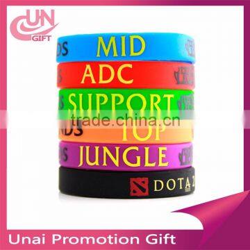 Wholesale wristbands sport basketball silica gel hand circle bracelet