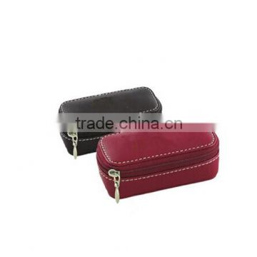 Boshiho Compact Mirror Lipstick Leather Case