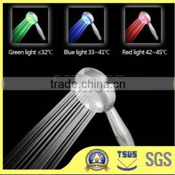 ABS Plastic Material and Bathroom Faucet Accessories Type Colorful Rain LED Shower Head