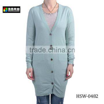 Woman Classy Sweater Cardigan Dress, Women Blue Fitted Long Dress