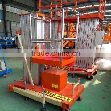 AWP 6M Telescope Man Lift Ladder / Vertical Aluminum Platform Lift