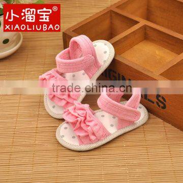 Wholesale summer pink baby girl sandal shoes kids toddler prewalk simple baby girls sandals