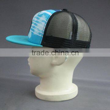 Hot Sale Custom 5 Panel Trucker Cap With Woven Badge photo-3