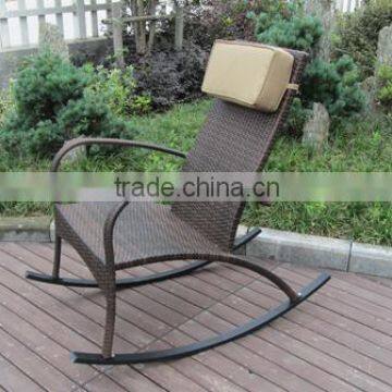 Garden Rattan Rocking Chair For Sale