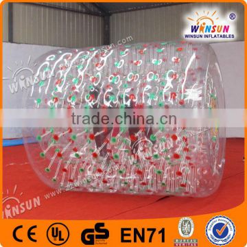 sample of TPU inflatable clear rolling ball for water park