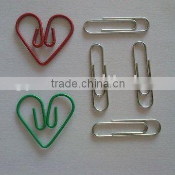 colorful office paper clips