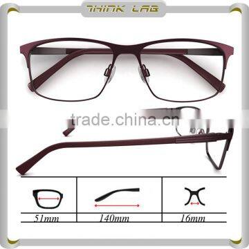 High quality glasses frames optical metal wine glasses for unisex