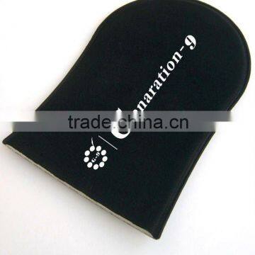 2014 New Design Tanning Mitt with Silkscreen