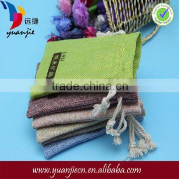 Good quality best sell colored jute pouch