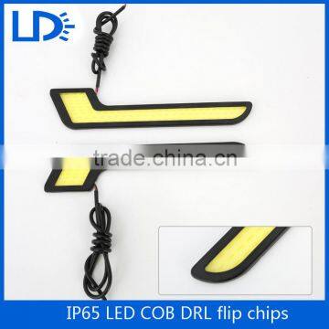 Waterproof 12v Car Led Daytime Running Light drl COB led daylight