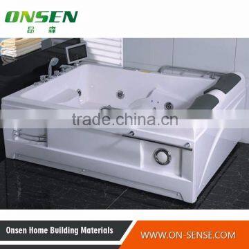 2016 China Nice Design Indoor Freestanding Acrylic Whirlpool Massage Bathtub photo-4