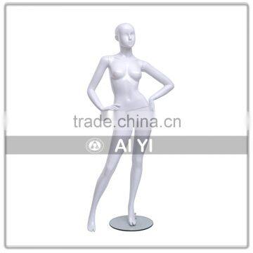 transparent female wedding dress body foam mannequin