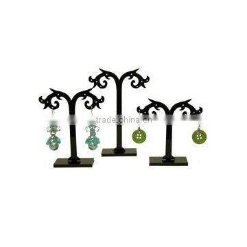 Black Acrylic Earring Rack Tree