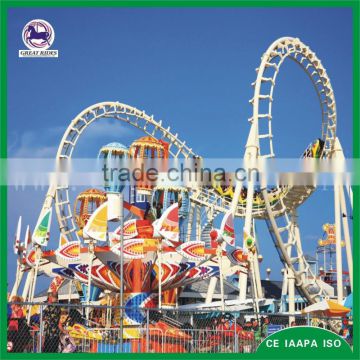 amusement rides big roller coaster for sale