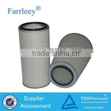 Gas turbine air intake tobacco dust cartridge filters