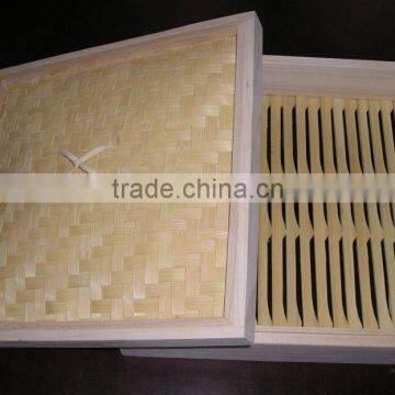 50cm big size bamboo square steamer for household or breakfast shop