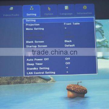 2015 Brand New ! USB HDMI VGA Education Use 100 Inches 5000 Lumens 1080P Short Throw 3d DLP Projector photo-4