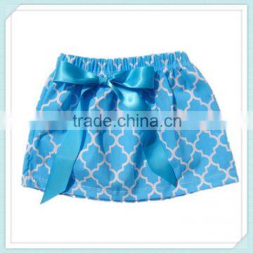 Wholesale cheap cotton skirt chevron cotton baby girl skirts girl dress skirts quatrefoil skirt