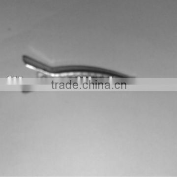 small copper crocodile clamp for hair 35mm