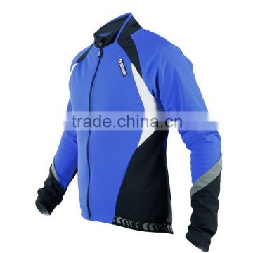 waterproof warm polyester/spandex cycling jacket