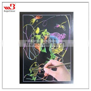 16K(18.5*26cm) magic color scratch art paper