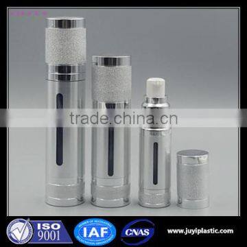 15ml 30ml 50ml aluminium airless bottle for cosmetic lotion cream,80ml 100ml 120ml plastic cosmetic airless pump bottle