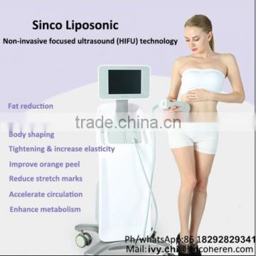 HIFU Technology Body Slimming Deep Wrinkle Removal Machine Salon Clinical Use High Frequency Facial Machine Home Use