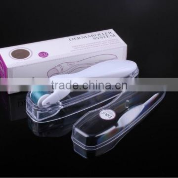 2014 Natural and safety Micro-needle therapy replaceable head derma roller price /facial skin roller for skin whiting -L013