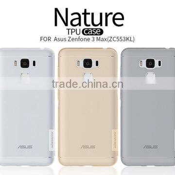 2016 Newest Quality Nillkin Nature Transparent Soft TPU Case Back Cover For ASUS ZENFONE 3 MAX ZC553KL