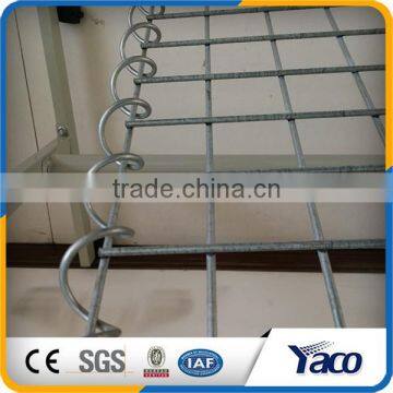 Long use life Heat-dispersing 50mm hole size Welded mesh gabion box