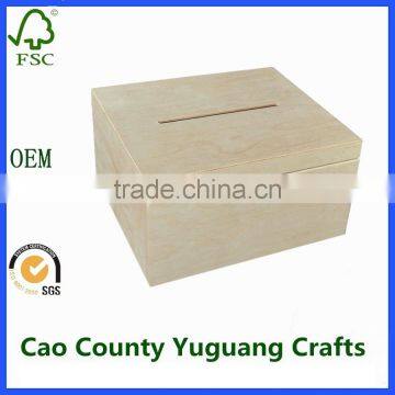Wedding Invitation Card Box Wooden Wedding Favor Box photo-4